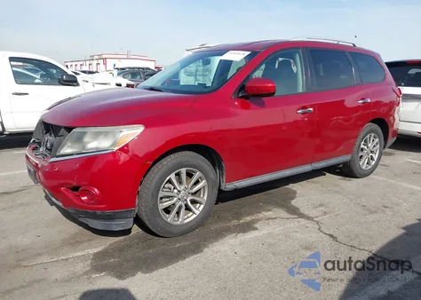 2016 Nissan Pathfinder Platinum/S/Sl/Sv z USA, uszkodzony, nr VIN 5N1AR2MM0GC642189
